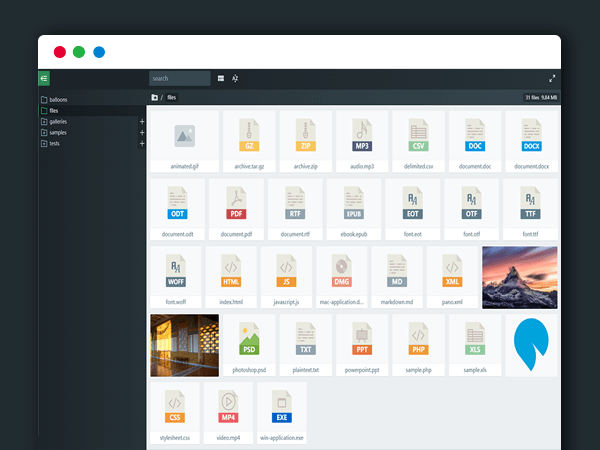 来自国外的单文件网盘资源管理目录下载系统 自适应H5 PHP网站源码